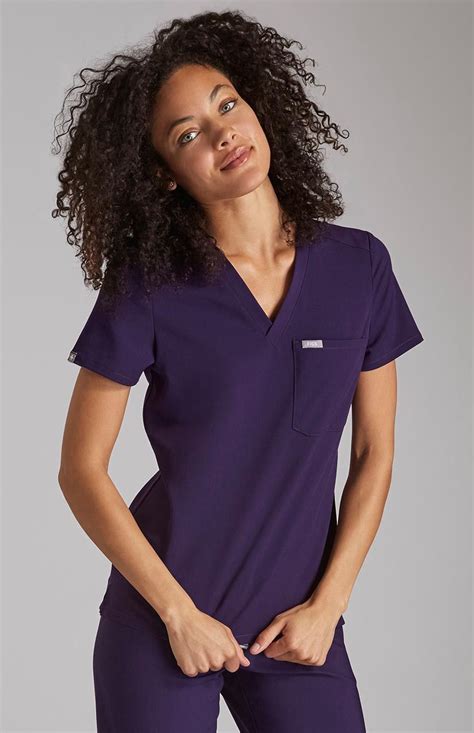 FIGS designs 100 awesome burgundy scrubs that help you look, feel and perform at your best every single shift. . Purple figs scrubs